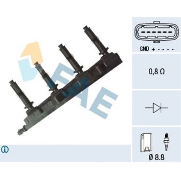 FAE 80269 Ateşleme Bobini Vectra C Z22Yh 