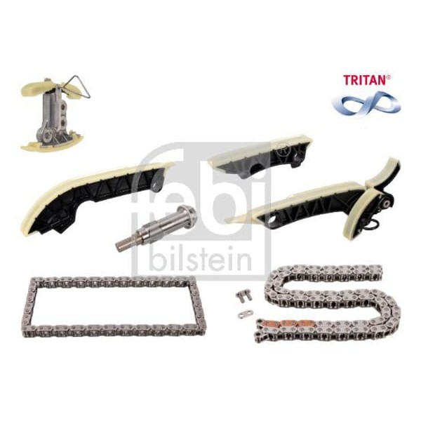 FEBI 172899 Eksantrik Zincir Seti 247-Cls257 2018- 608-654 Eksantrik Zinciri Açık / Z.Gergisı / 3Kız