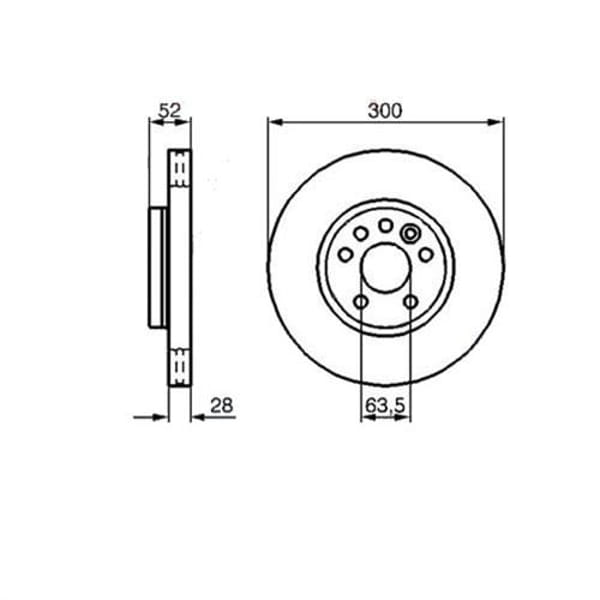 FORD 7G911125EAN Disk- Fren Mondeo - 2007 