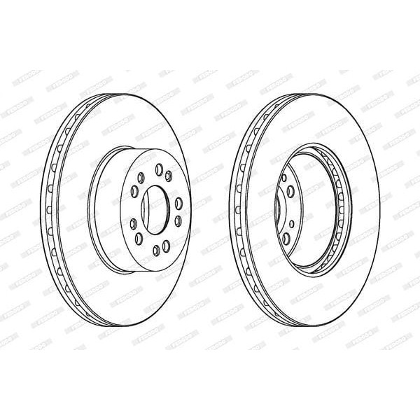 FERODO DDF1061C1 Fren Diski 140 Ön Yeni Model Tek