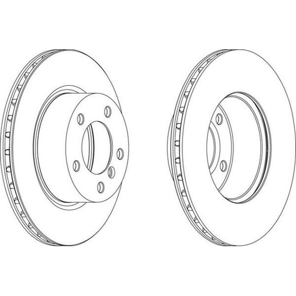 FERODO DDF1229 Fren Diski Ön Bmw 1 E87 04- Bmw 3 E90 05- 