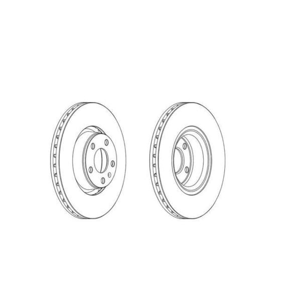 FERODO DDF1277C-1 Fren Diski Ön A6 321×30