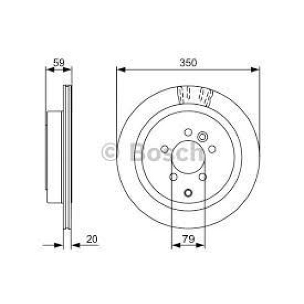FERODO DDF1433C-1 Fren Diski Arka Range Rover Sport 05-13 Discovery IV 10- Kutu & Fıyat : Tek Havalı