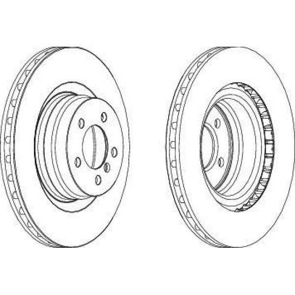 FERODO DDF1435C-1 Fren Diski Ön Range Rover III 05-12 Kutu & Fıyat : Tek Havalı 360Mm