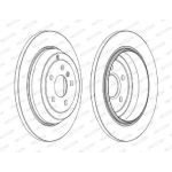 FERODO DDF1530C Fren Diski Arka Mercedes Ml 250, 280, 320 - R 250