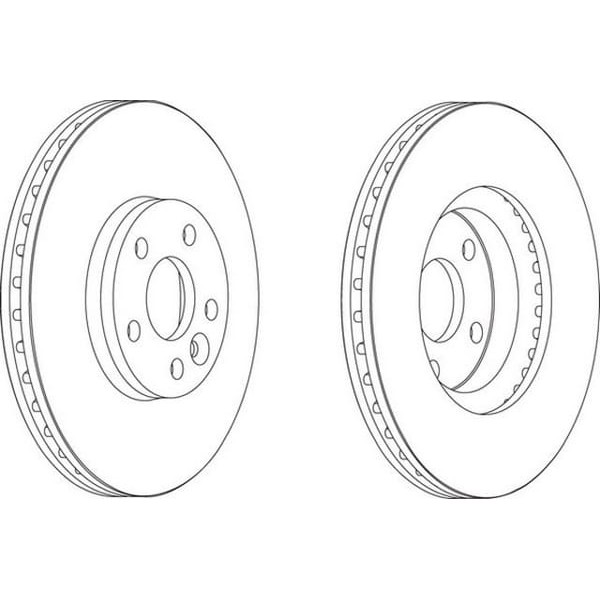 FERODO DDF1567 Fren Diski Ön S-Max 06- Mondeo IV 07- Galaxy III 06- / S60 10- S80 06- V60 V70 06- Xc