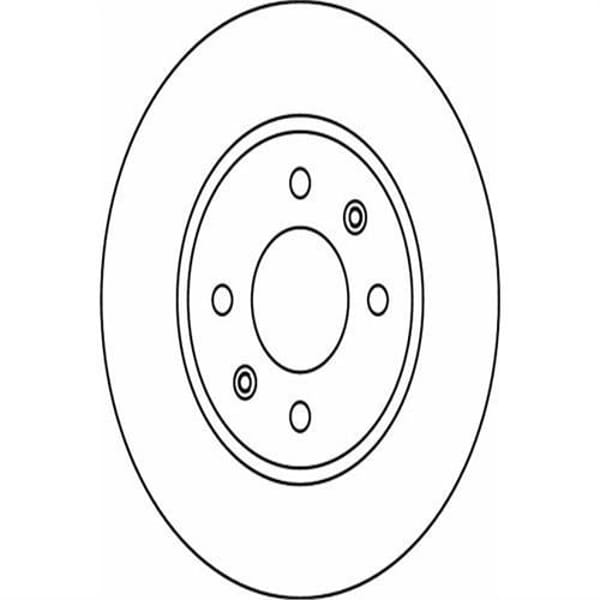 FERODO DDF1636 Fren Diski Ön Getz 02- Dizel Havalı 256Mm 