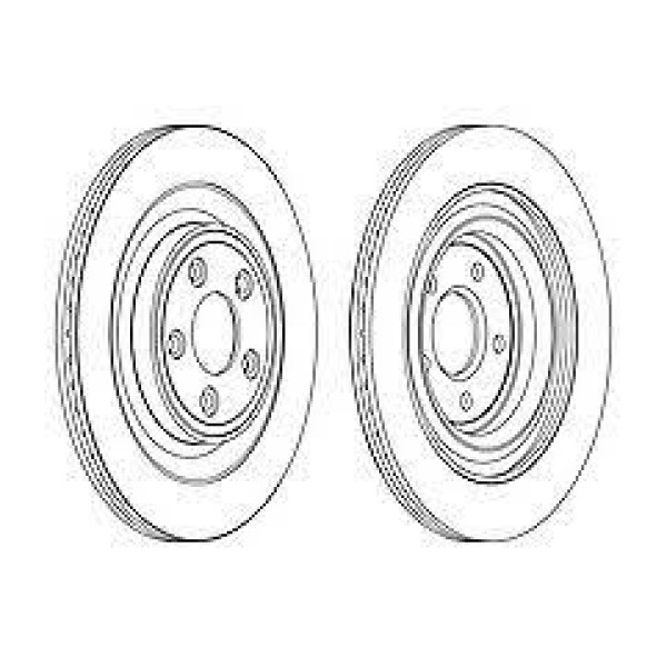 FERODO DDF1703C Arka Fren Aynası Jaguar Xf Xj Xk 08- Rover