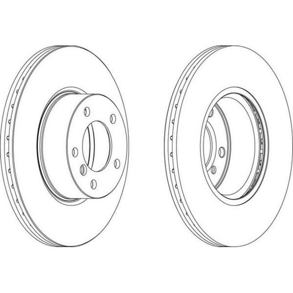 FERODO DDF1717 Fren Diski Ön Bmw 3 E90 E91 Havalı 312Mm