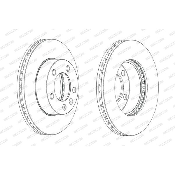 FERODO DDF1974C-1 Ön Fren Diski Mastermovano 2,3 DCIcdtı 10- (302×28×5Dl-Havalı) Ad.