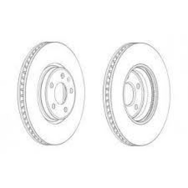 FERODO DDF1996C-1 Fren Diski Ön A4 08-15 A5 08-17