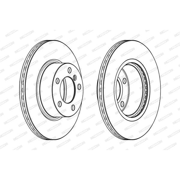 FERODO DDF2195C Fren Diski Ön