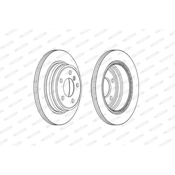 FERODO DDF2313C Disk Ayna Arka Bmw F30-F30 Lcı-F31 F31 Lcı-F34-F34 Lcı-F35-F35 Lcı-4F32-F32 Lcı-F33- 