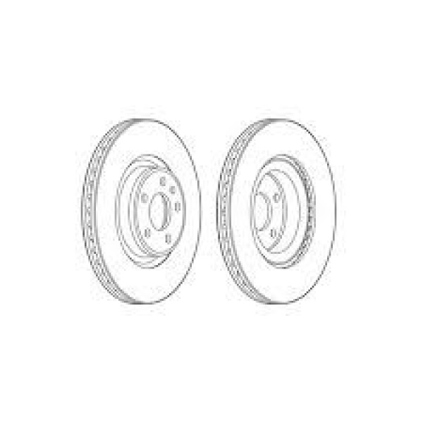 FERODO DDF2597C-1 Fren Diski Ön Havalı 338Mm Audi A4, A5 15- 