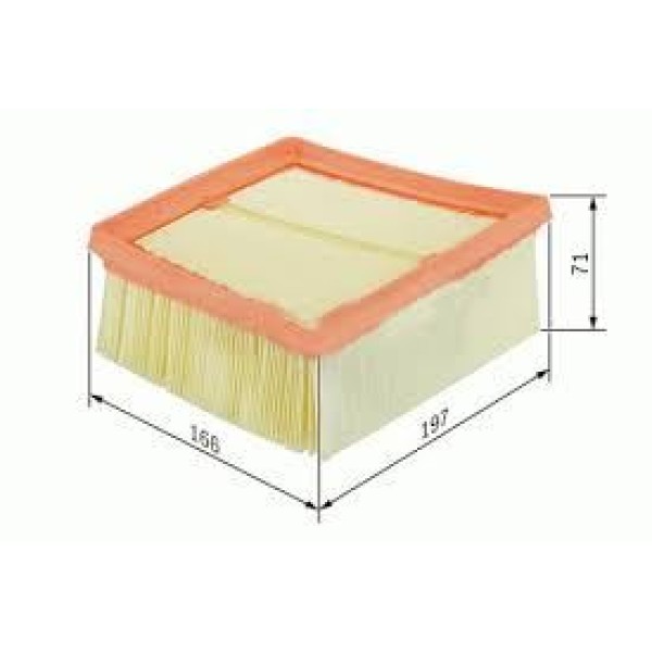 FORD ET769601AAN Hava Filtresi Fiesta VI 08- Bmax 12- Transit Courier 14- Connect 13-Ford Ecosport 1 