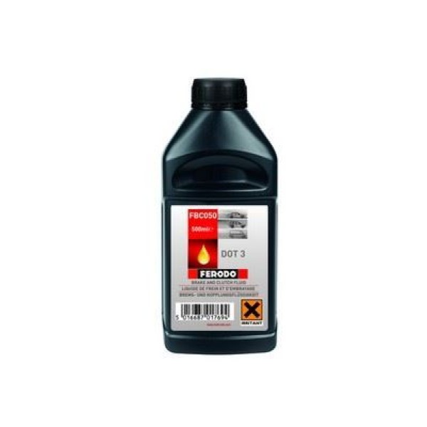 FERODO FBC050 Fren Hidrolik Yağı Dot 3 500Ml