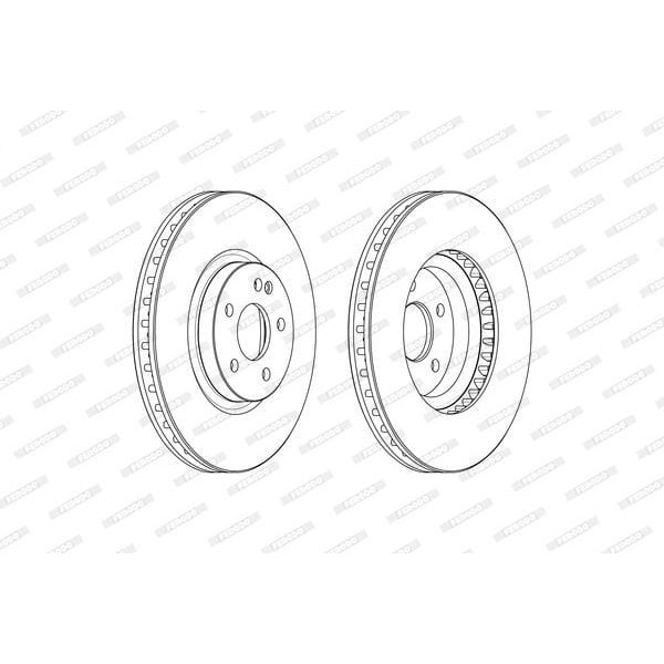 FERODO FCR379A Ön Fren Diski 447 2014- Bm