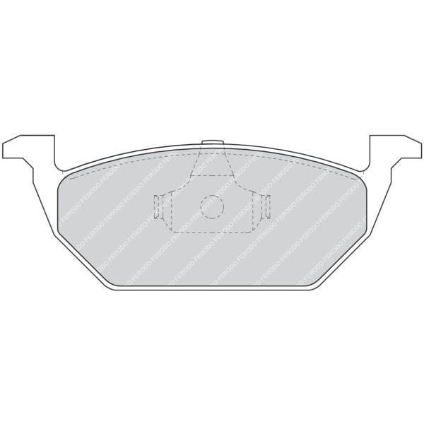 FERODO FDB1094 Fren Balatası Ön Fıssız Golf IV 97- Bora 98- Polo V 09- Polo IV 01- Jetta IV 10- Beet