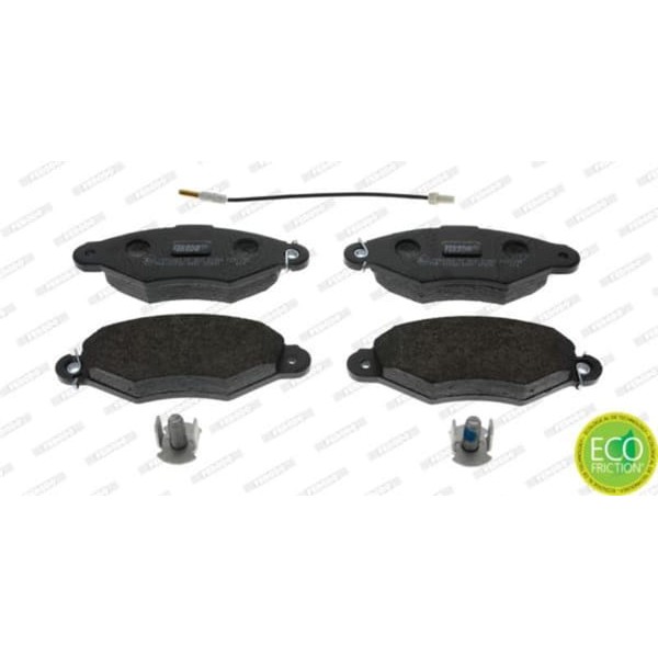 FERODO FDB1135 Ön Fren Balatası Kangoo 1.9D Kangoo 1.5DCI Xsara 1.4 1.5 206