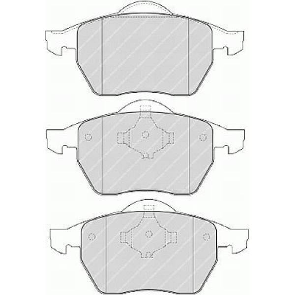 FERODO FDB1167 Fren Balatası Ön Golf III 91- / A3 96- Tt 98- / Toledo II 98- Leon 99- / Octavia 96- 