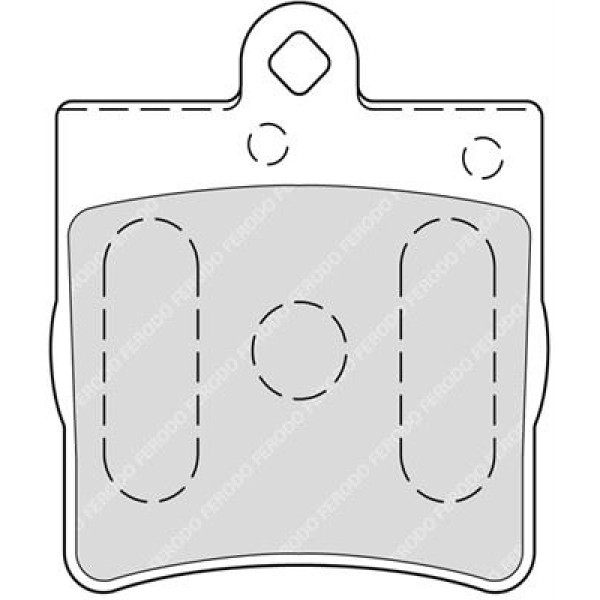 FERODO FDB1311 Fren Balatası Arka C140 Cl Serisi Cl600 C203 C Serisi C160 C180 C200 C230 C208 Clk Se