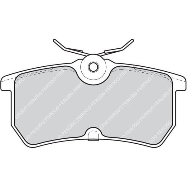 FERODO FDB1319 Fren Balatası Arka Fiesta VI 12- Focus I 98- 