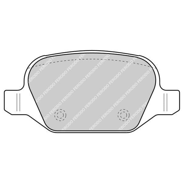 FERODO FDB1349 Fren Balatası Arka 500 07- Linea 07- Panda 12- 4X4 / 147 00- 156 97- Gt 03-10