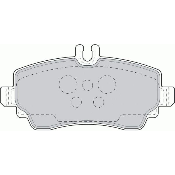 FERODO FDB1356 Fren Balatası Ön A Serisi A140 A160 A170 A190 A210 W168 Vaneo 1.6İ 1.7Cd