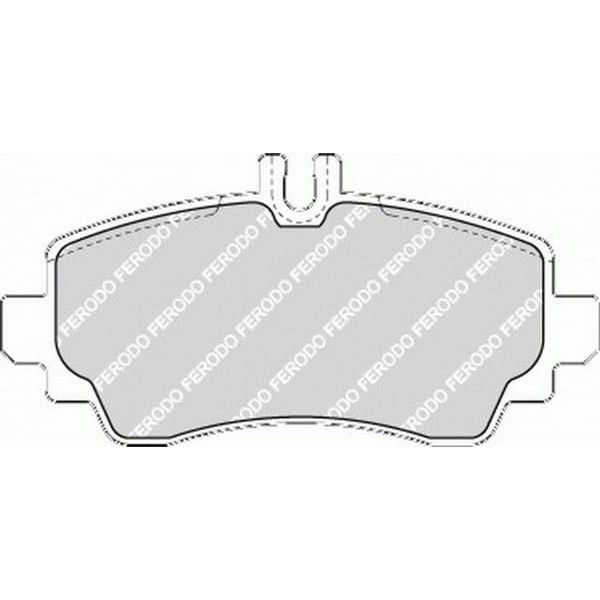 FERODO FDB1357 Fren Balatası Ön A Serisi A140 A160 A170 A190 A210 W168 Vaneo 