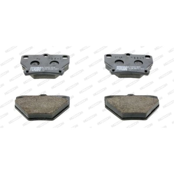 FERODO FDB1395 Arka Fren Balatası Corolla 1.4 1.6 02-07 Yaris 99-06 Verso 01-04