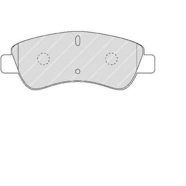 FERODO FDB1399W Fren Balatası Ön Ducato 06- Arka / 207 06- 208 12- 301 12- 307 00- 1007 05- 2008 13- 