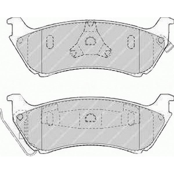FERODO FDB1401 Fren Balatası Arka W163 97-98 