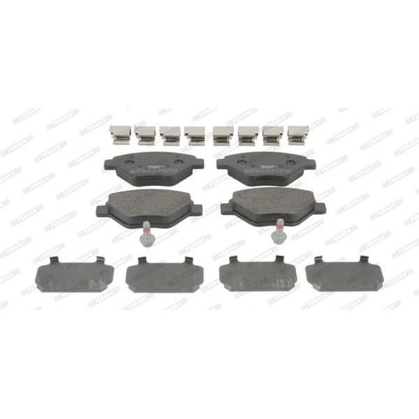 FERODO FDB1409 Ön Fren Balatası Renault Megane II 1.4 16V Sedan 02- Scenic II 1.4 03- 