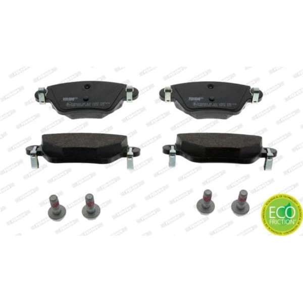 FERODO FDB1416 Fren Balatası Arka Kangoo I 98- / Mondeo III 00-07 / X-Type 01- Küpelı Tıp 