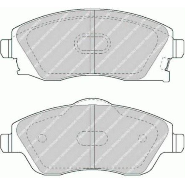 FERODO FDB1424 Fren Balatası Ön Corsa C 00- Combo 00- Merıva A 03- Tigra B 04- 