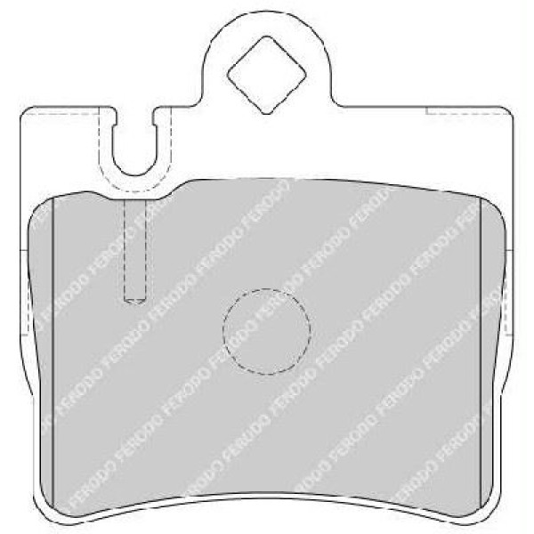 FERODO FDB1427 Fren Balatası Arka C215 Cl Serisi Cl500 W220 S Serisi S280 S320 S400 S430 S500 S600