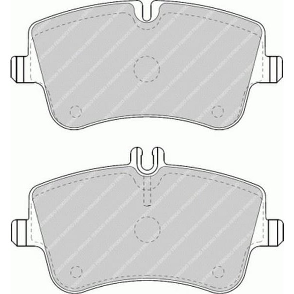 FERODO FDB1428 Fren Balatası Ön C203 C Serisi C160 C180 C200 C230 C320 C350 C209 Clk Serisi Clk200 C