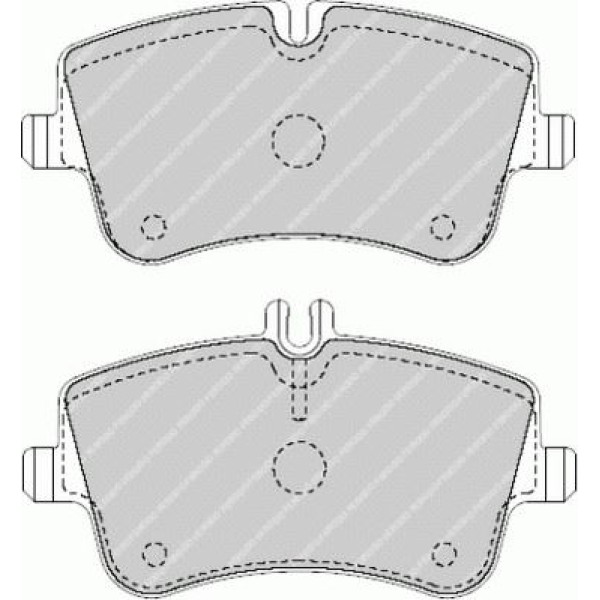 FERODO FDB1429 Fren Balatası Ön C203 C Serisi C160 C180 C200 C230 C320 C350 C209 Clk Serisi Clk200 C