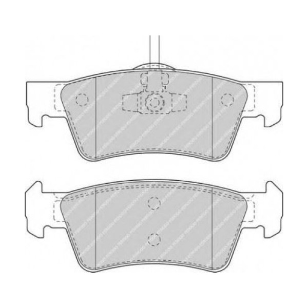 FERODO FDB1460 Fren Balatası Arka Touareg 7L 03- 