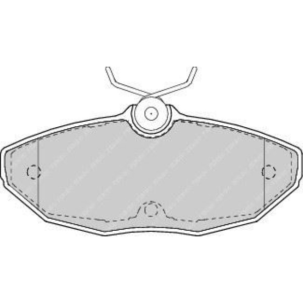 FERODO FDB1486 Fren Balatası Arka S-Type 98- Xj 03- 