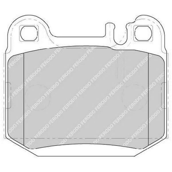 FERODO FDB1512 Fren Balatası Arka M Serisi W163 Ml270 Ml320 Ml350 Ml400 Ml430 Ml500 Ml550 