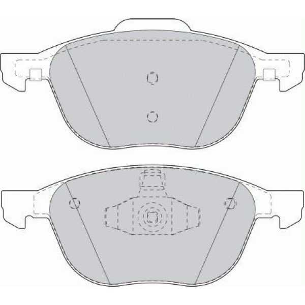 FERODO FDB1594 Fren Balatası Ön Cmax 10- Cmax 03- Focus II 04- Focus III 11- Kuga 13- Kuga 08- Tourn 