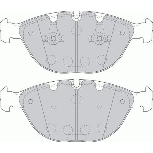 FERODO FDB1618 Fren Balatası E53 Ön 4.6 Is 4.8 Is