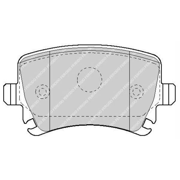 FERODO FDB1636 Fren Balatası Arka Golf V 03- Golf VI 08- Eos 06- Jetta III 05- Passat B7 10- Passat 