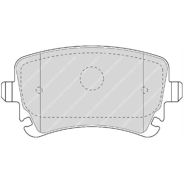 FERODO FDB1655 Fren Balatası Arka Golf V 03- Golf VI 08- Eos 06- Jetta III 05- Passat B7 10- Passat 