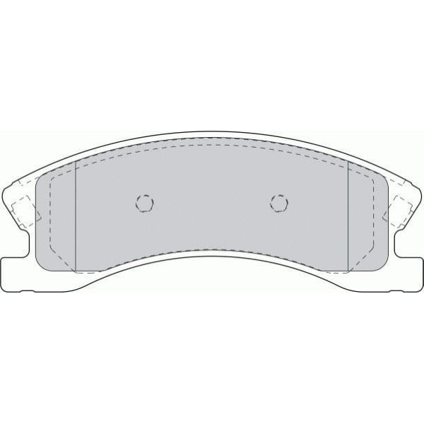 FERODO FDB1659 Fren Balatası Ön Grand Cherokee 99-05