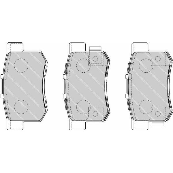FERODO FDB1679 Fren Balatası Arka Cr-V 02-06 Stream 00-