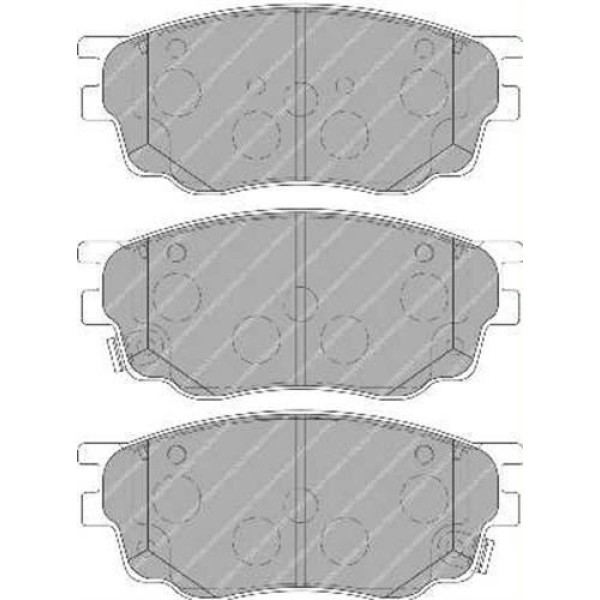 FERODO FDB1707 Fren Balatası Ön Mazda 6 02-07 