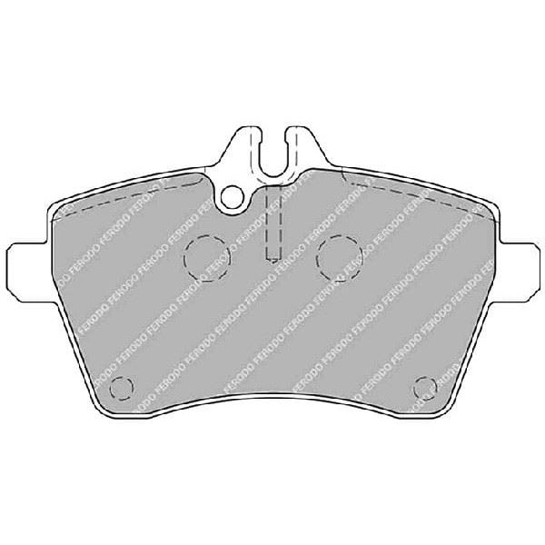 FERODO FDB1749 Ön Fren Balatası A-Class W169 A160 Cdı A150 Cdı A180 Cdı A 170 04- B-Class W245 