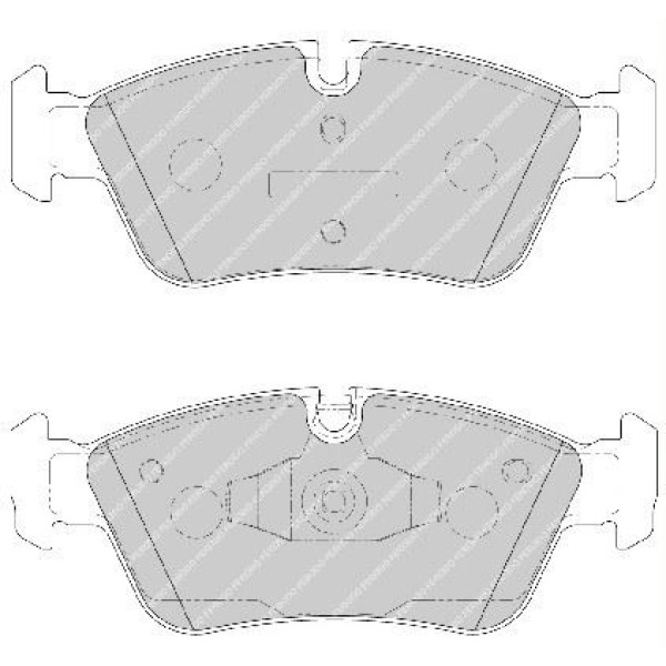 FERODO FDB1751 Fren Balatası Ön Bmw 1 E81 E87 03-12 Bmw 3 E90 05- 